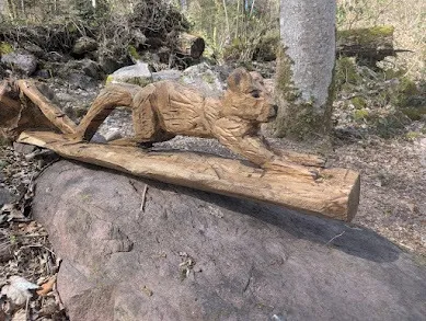 Sculpture d'Écureuil